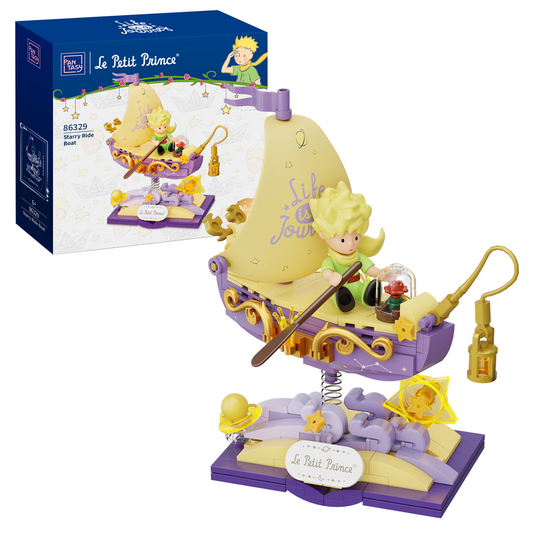 Toy sailboat with a character on...