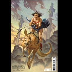 Dawn Of DC Wonder Woman #1 Leading The Way with variant cover by Julian Totino Tedesco. Written by Tom King with art by Daniel Sampere.