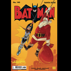 Batman #140 Santa Claus Silent Knight Santa Issue from DC written by Chip Zdarsky with art by Jorge Jimenez and Santa cover art by Otto Schmidt.