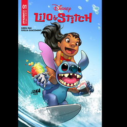 Lilo & Stitch #1 by Dynamite Comics written by Greg Pak with art by Giulia Giacomino and cover art B.