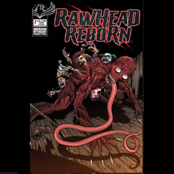Rawhead Reborn #1 from American Mythology Productions written by Alexander Banchitta&nbsp; with art by Elmer V Cantada. A dying man utters a name which curses his killers and seals their fates...Rawhead. One by one they begin dying in strange and gruesome ways, until there's only two left. The remaining survivors struggle with what to do next and wonder is it all a coincidence? Or is there really something that's out to get them
