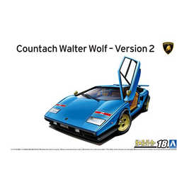 Lamborghini Countach Walter Wolf Version 2 - 1/24 - Aoshima scale model