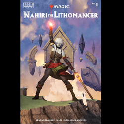 Magic Nahiri The Lithomancer #1 by Boom! Studios written by Seanan McGuire with art by Kath Lobo and cover by Ariel Olivetti.
