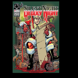 Silent Night Deadly Night #4 from American Mythology Productions by S A Check and James Kuhoric with art by Puis Calzada and with cover art A.