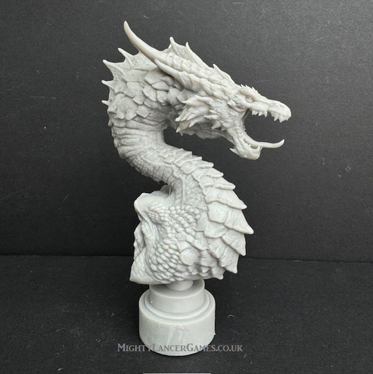 Red Dragon Bust by Iron Gate Sce...