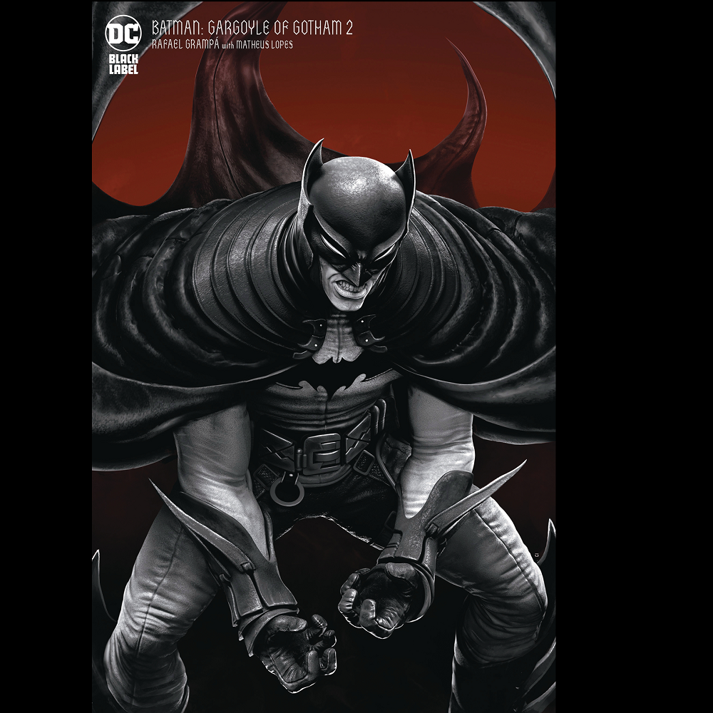 Batman Gargoyle Of Gotham #2 from DC Black Label, by Rafael Grampa and Matheus Lopes and Cover C by Rafael Grassetti.