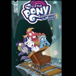 My Little Pony Friendship Is Magic 2021 Annual written by Jeremy Whitley with art by Brianna Garcia and cover art A. 