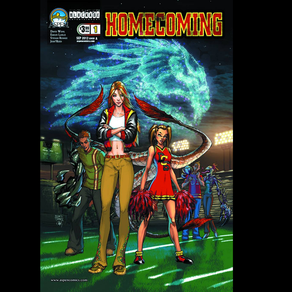 Homecoming #1 from Aspen Comics by David Wohl with art by Emilio Laiso and cover art A.