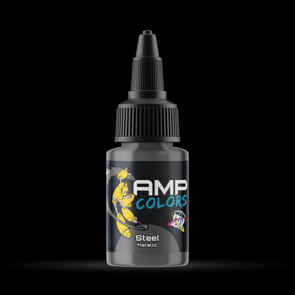 Pro Acryl Steel -22ml AMP Metallic Colour