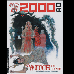 2000 AD #2364 from Rebellion Comics includes Judge Dredd A Better World part 1, The Devils Railroad part 12, Enemy Earth Book Three part 5, Thistlebone The Dule Tree part 1 and Feral & Foe Bad Godesbery part 13.