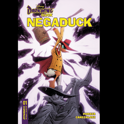 Disney Darkwing Duck Negaduck #1 from Dynamite comics written by Jeff Parker with art by Ciro Cangialosi and cover B.