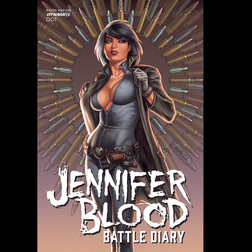 Jennifer Blood Battle Diary #1 from Dynamite Comics by Fred Van Lente with artist Robert Carey and cover art A.