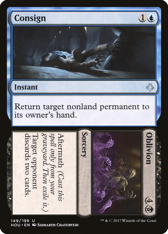 Hour of Devastation Consign // Oblivion #149 Card Front