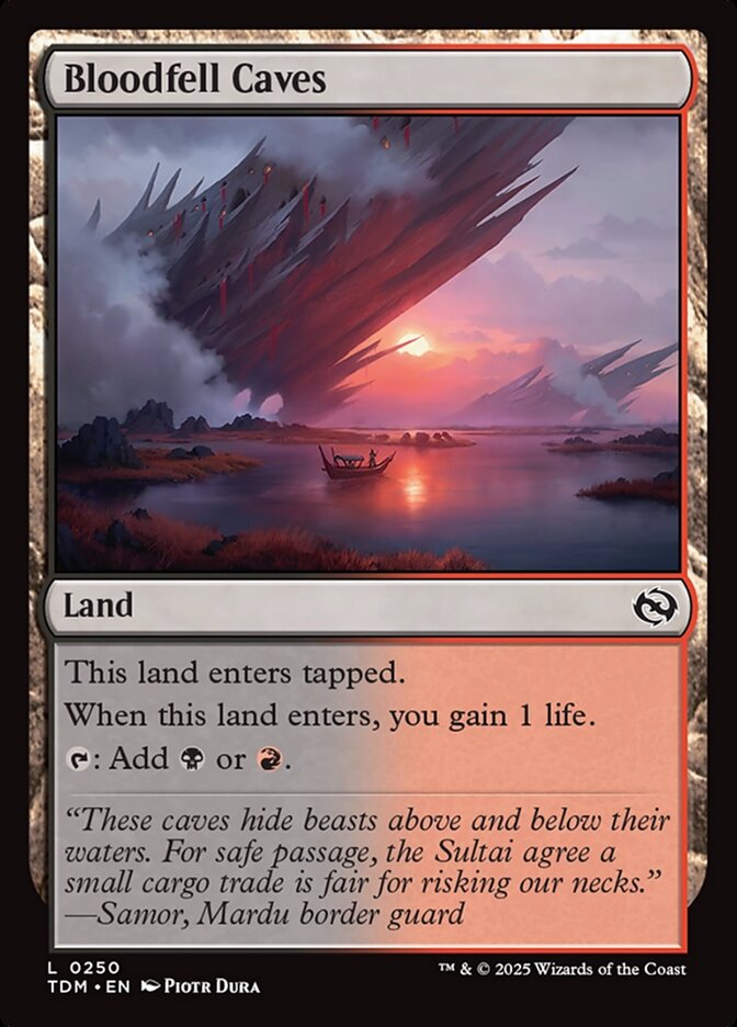 Bloodfell Caves Tarkir Dragonstorm #250