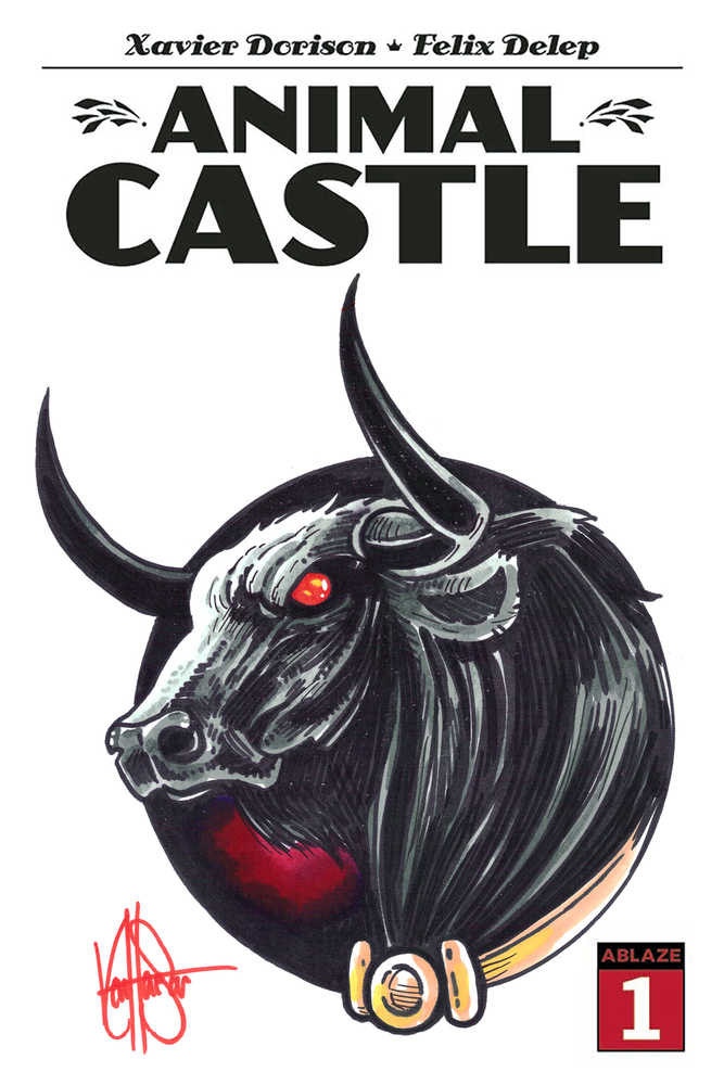 Df Animal Castle #1 Haeser Signed & Remark Blank Variant
