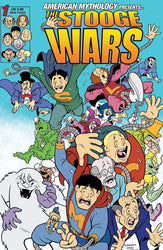 Robonic Stooges Stooge Wars #1 Cover A Shanower Main Parody