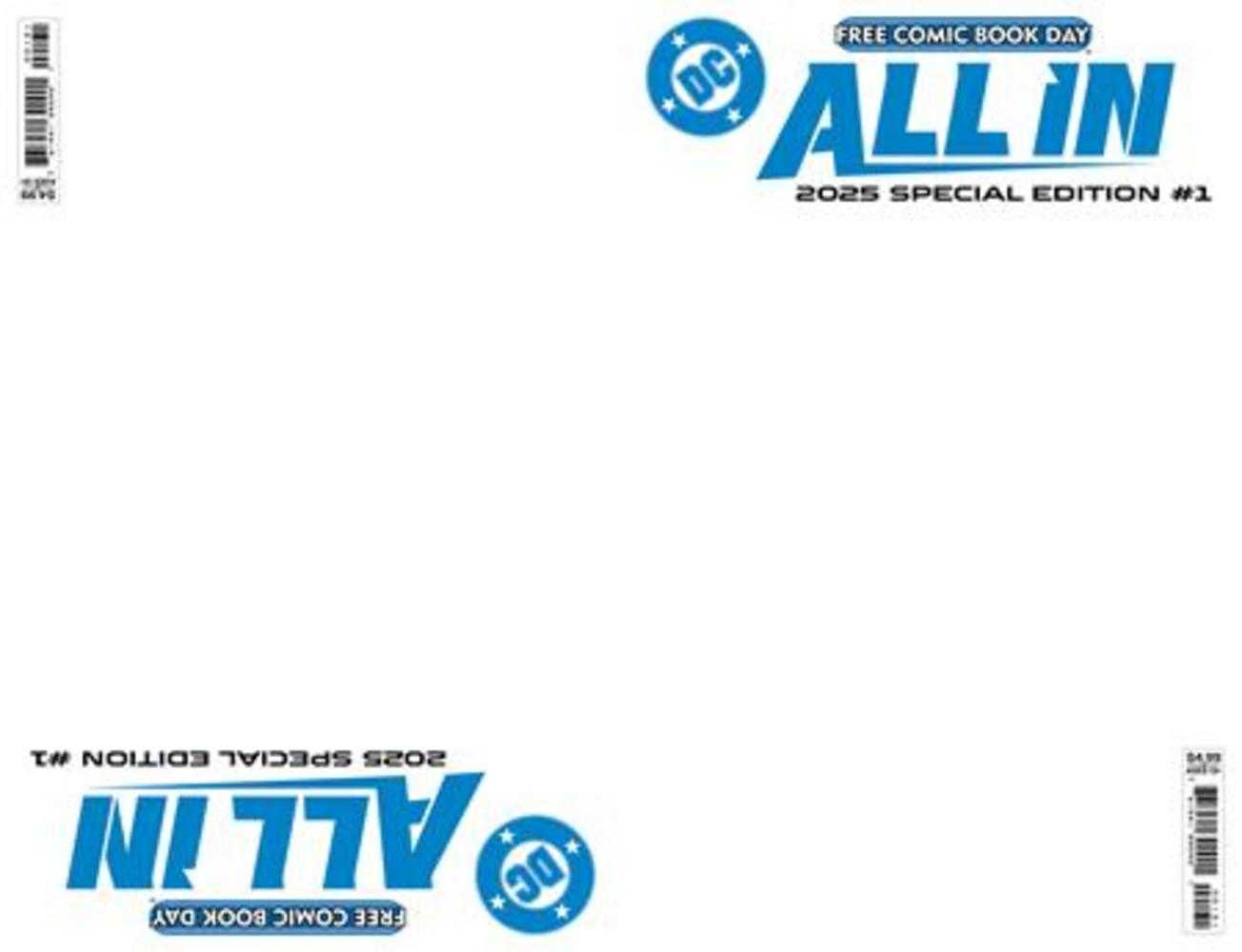 Free Comic Book Day 2025 - DC All In Absolute Universe 2025 Free Comic Book Day Special Edition Blank Variant