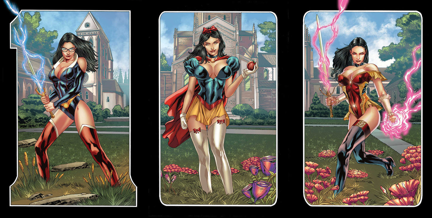 Grimm Fairy Tales #100 Cover J Vitorino Trifold