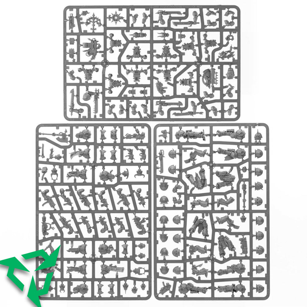 Chaos Space Marine Legionaries On Sprue