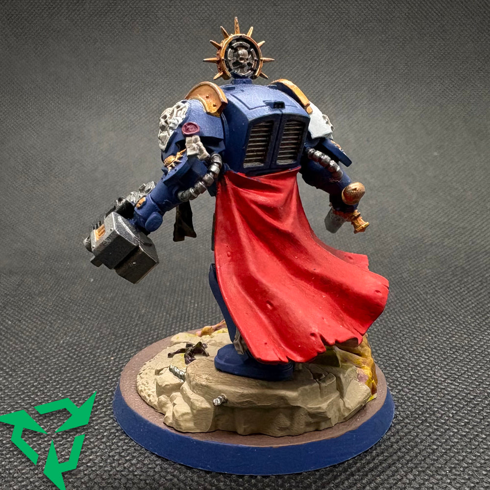 Cheap Ultramarines Captain n Terminator Armour Rear View
