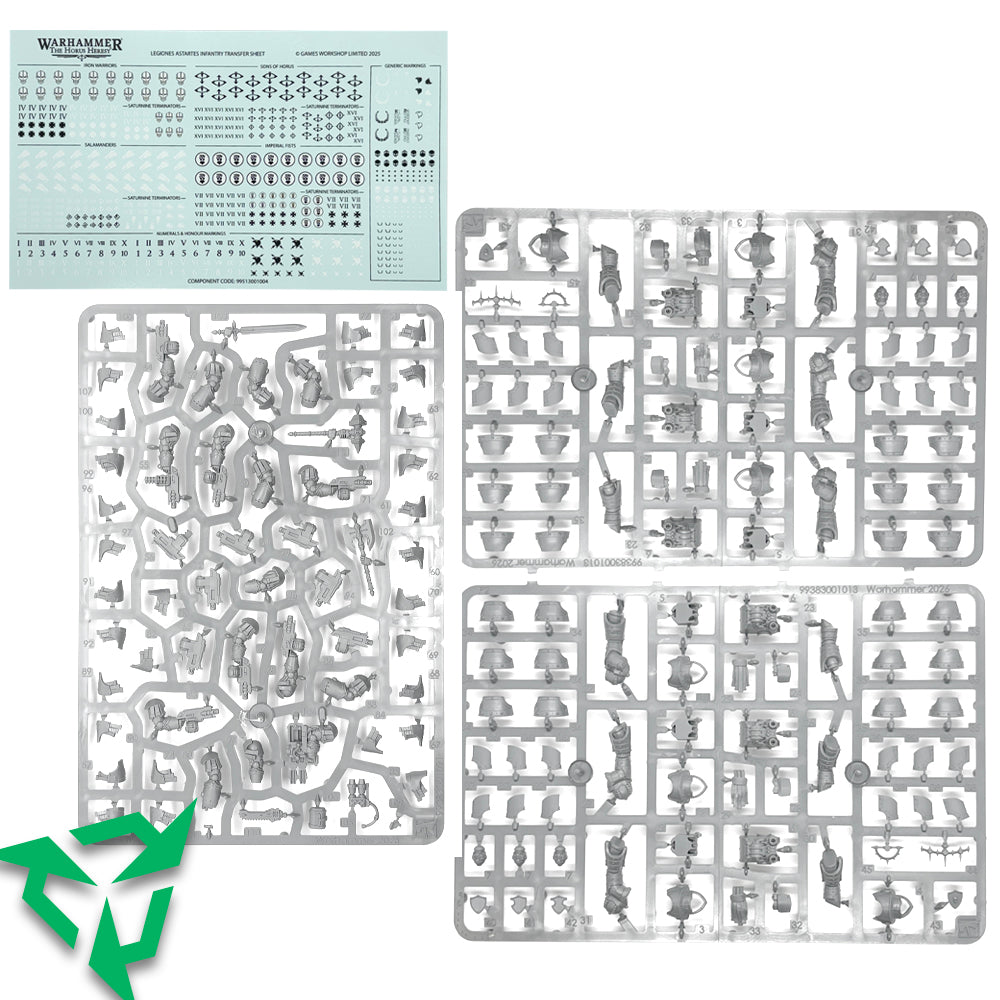 On Sprue Power Fist Cataphriactii Terminators