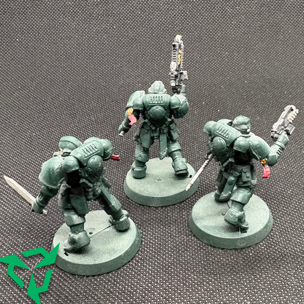 Rear View Dark Angels Push Fit Reiver Models