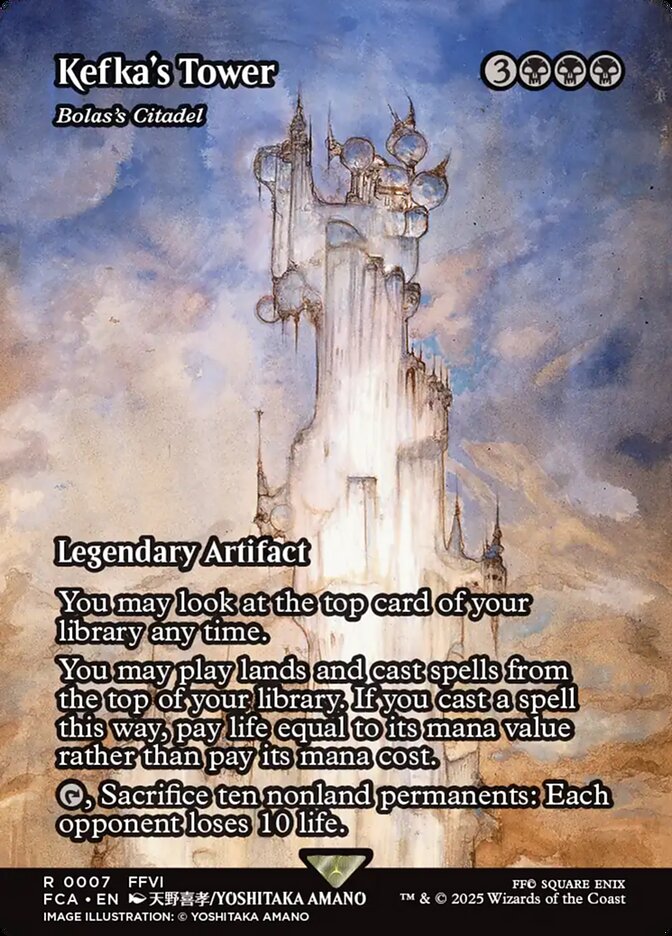 Bolas's Citadel Final Fantasy Through The Ages #007 Card Front