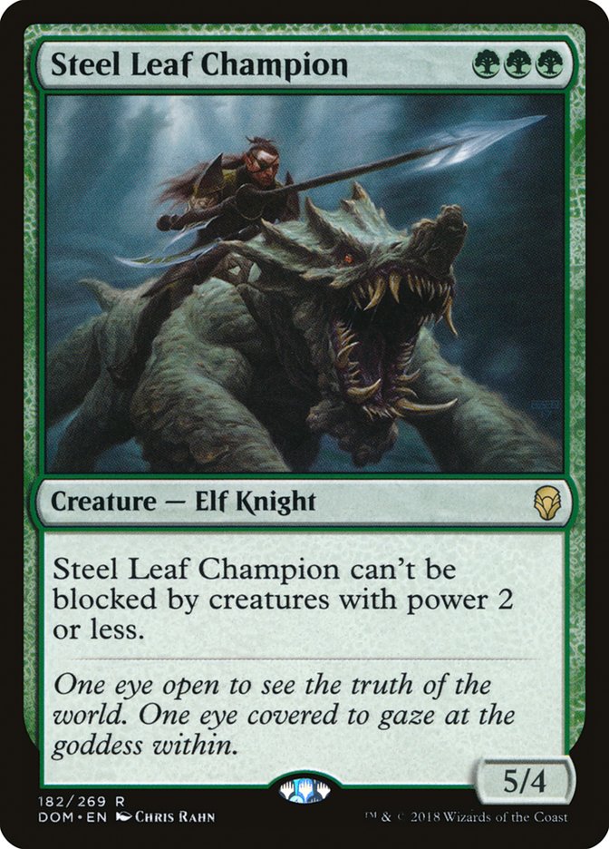 Steel Leaf Champion Dominaria #182