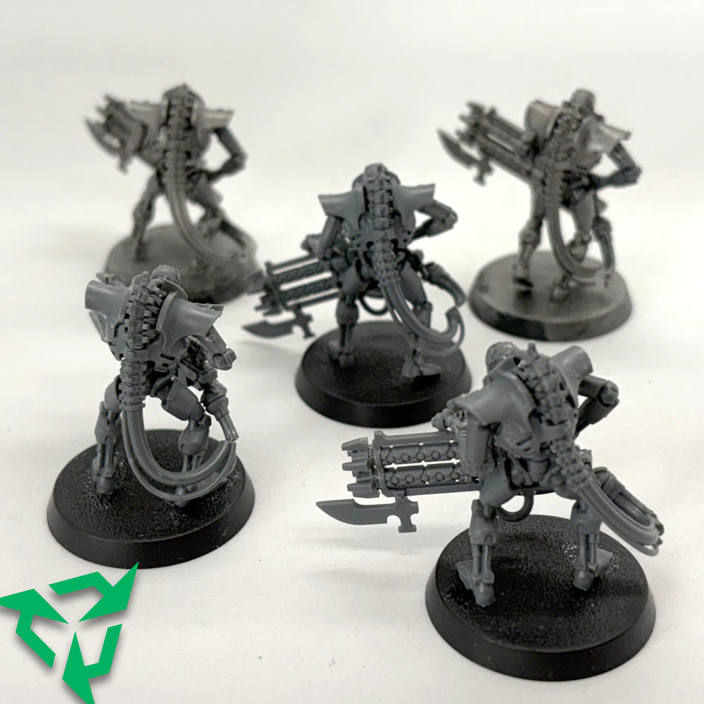 Preloved Necron Immortals Squad Rear View
