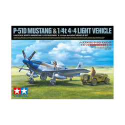 P-51D Mustang & 1/4t 4x4 Light Vehicle - Tamiya (1/48) Scale Aircraft