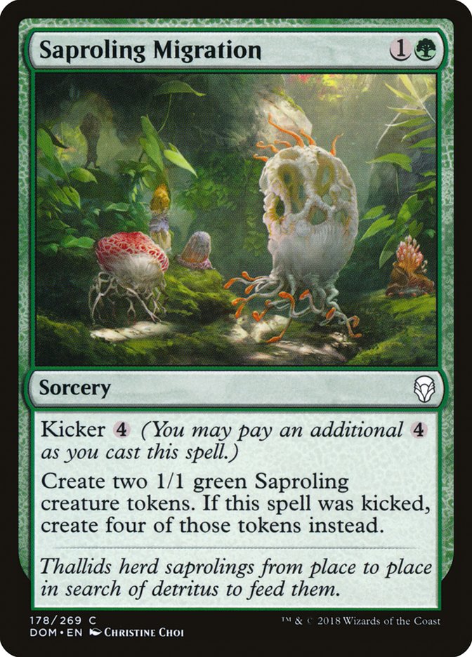 Saproling Migration Dominaria #178
