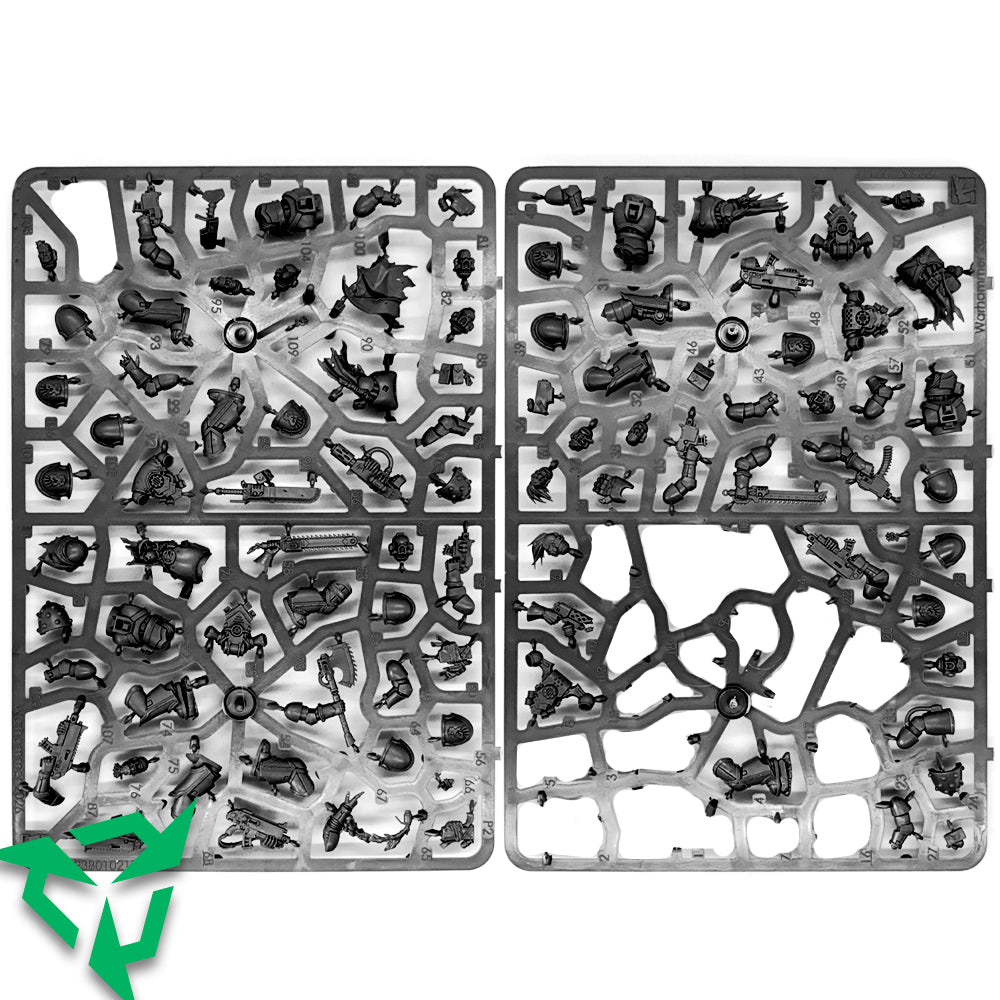 Incomplete Red Corsair Raider Sprues