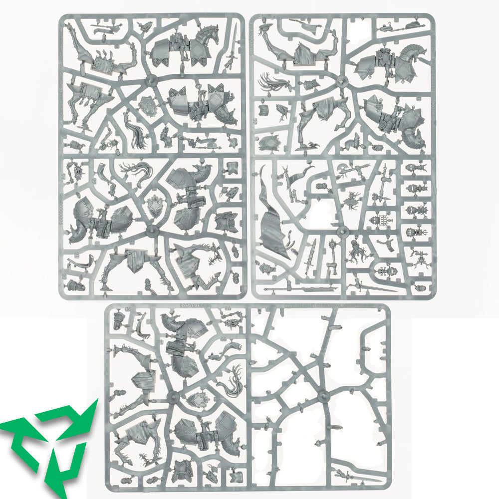 Part Assembled Cities of Sigmar Freeguild Cavaliers