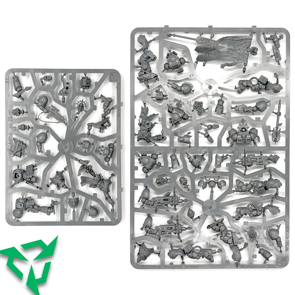 Space Marine Eradicators, Ancient & Chaplain On Sprue