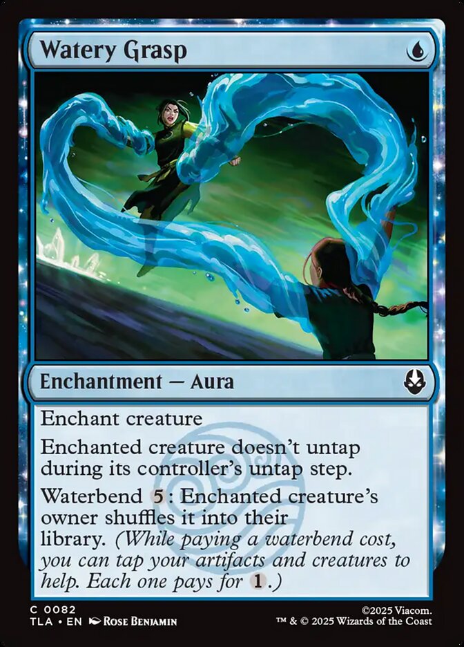 Watery Grasp Avatar The Last Airbender #082 MTG Single Card Front