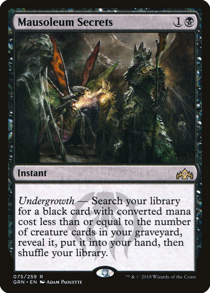 Mausoleum Secrets MTG Singles | Guilds of Ravnica #075