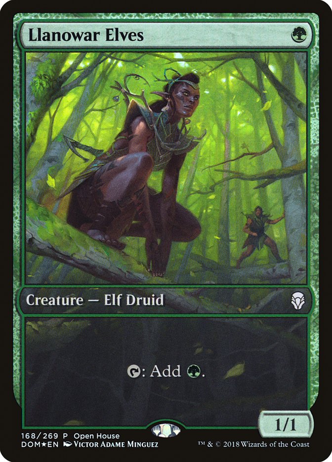 Open House Llanowar Elves Foil Promo