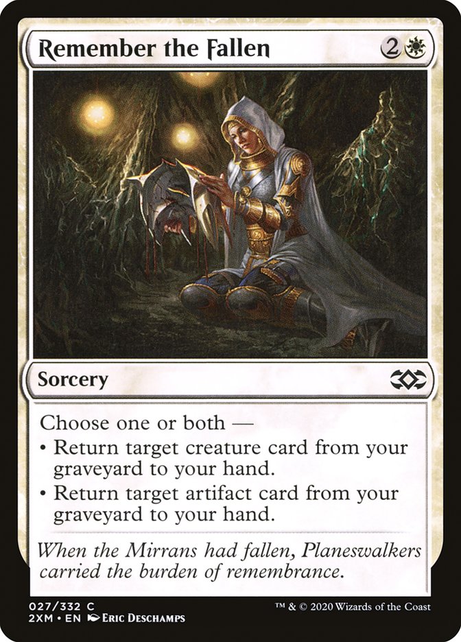 Remember the Fallen Double Masters #027 Card Front