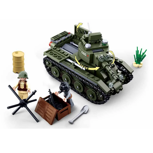 Sluban BT-7 Cavalry Tank brick kit