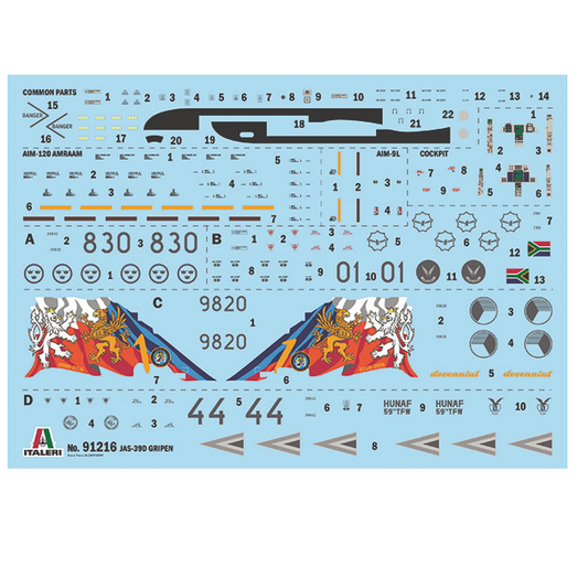 Italeri JAS-39D Gripen Twin Seat...
