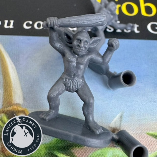 Illustration of goblins with tex...