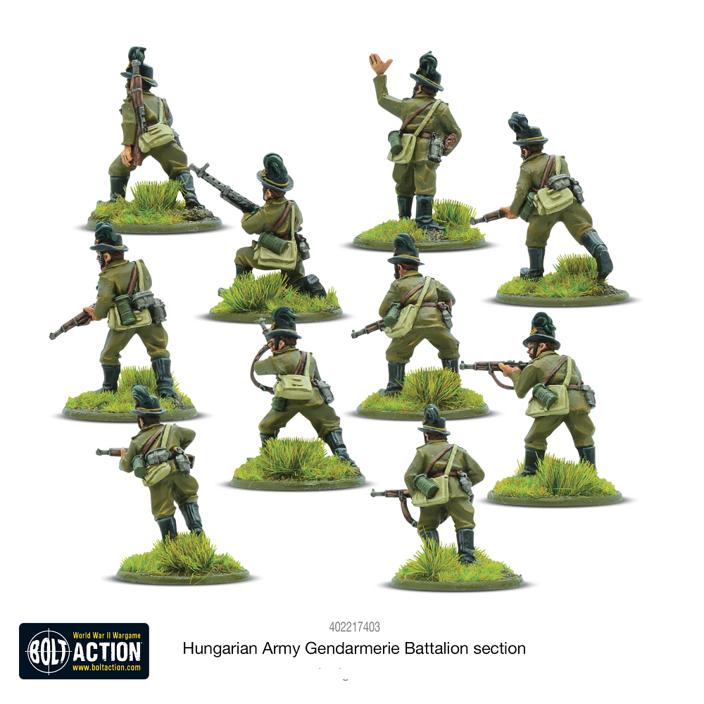 Hungarian Army Gendarmerie Battalion Section - Bolt Action