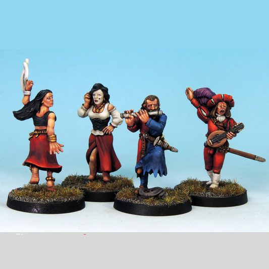 Tavernfolk 3 white metal tableto...