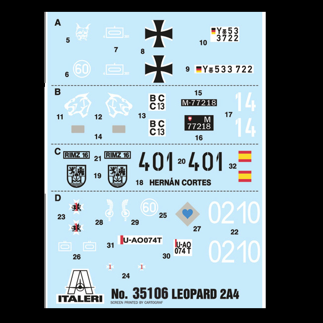 Italeri Leopard 2A4 Tank | 1:35