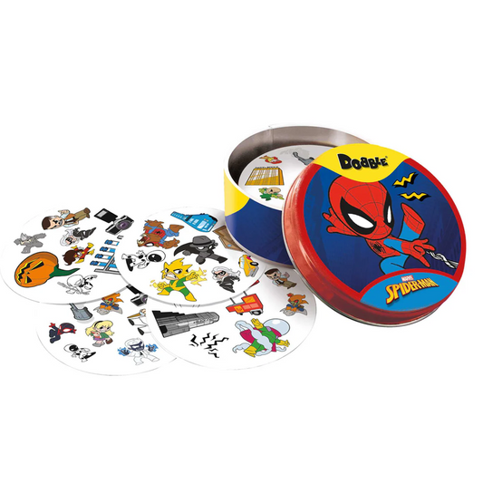 Dobble Spiderman with cartoon sp...
