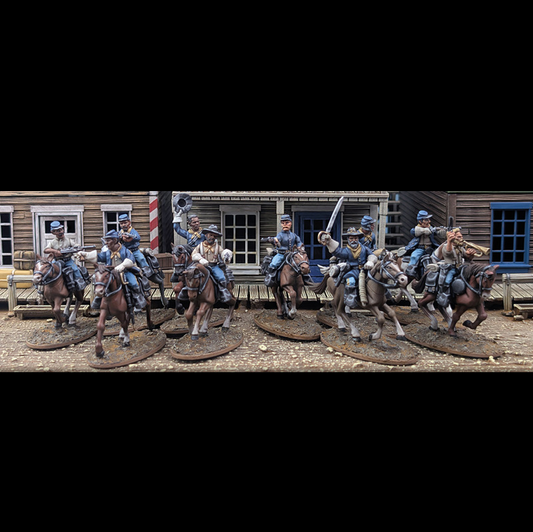 Dead Man’s Hand Mounted US Cavalry