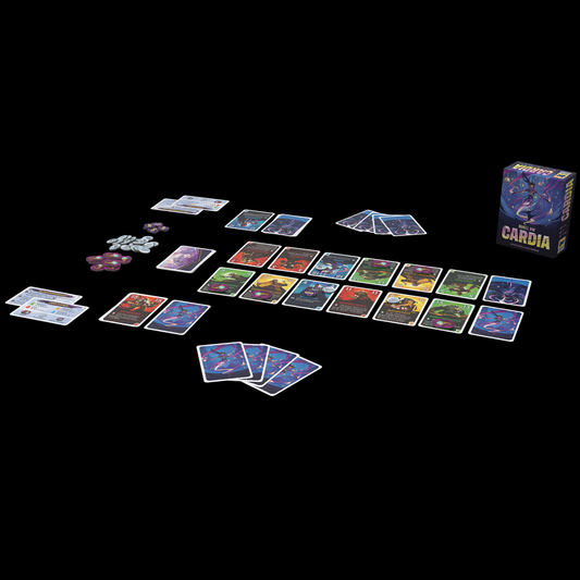 Cardinia game box with a stylize...