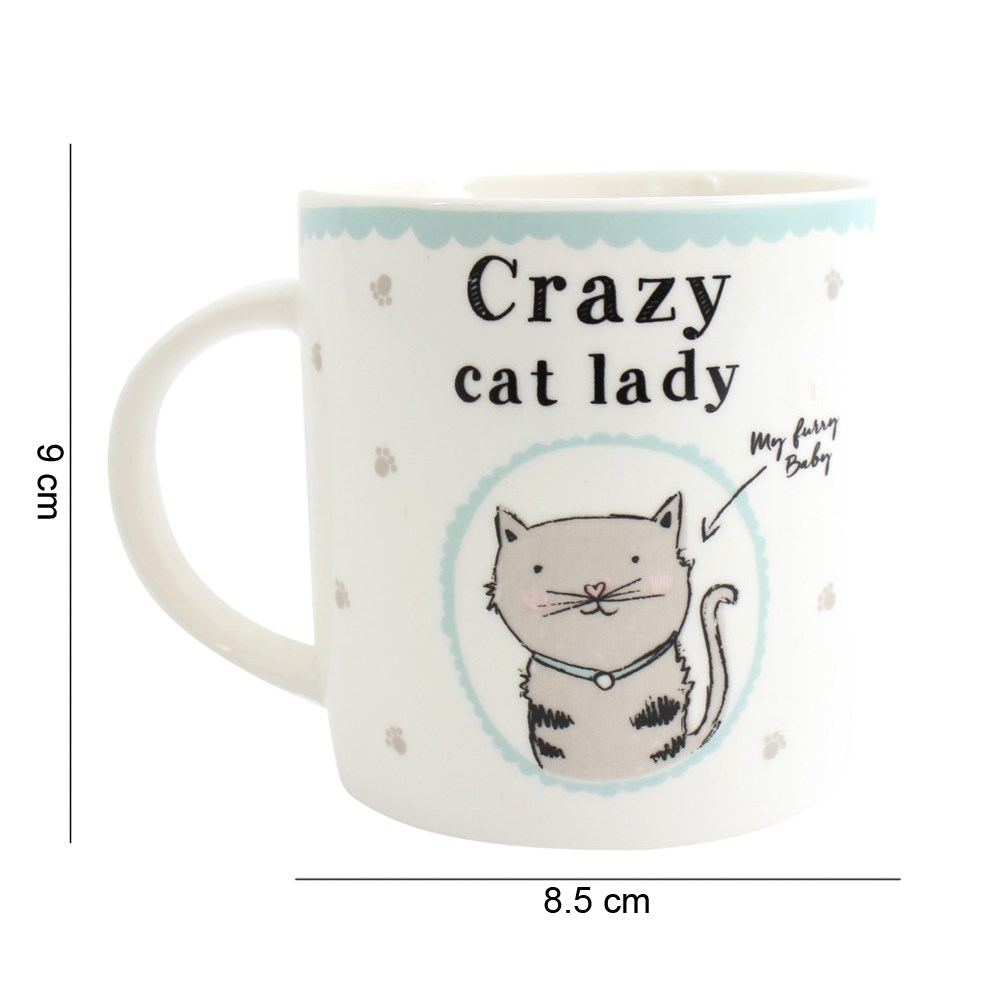 Crazy Cat Lady - White Mug