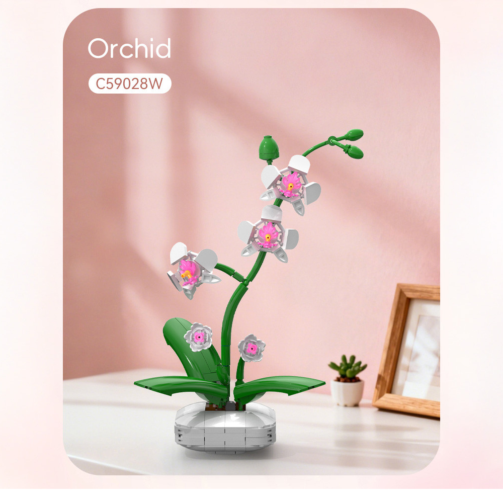 CaDA Orchid - Brick Model Kit