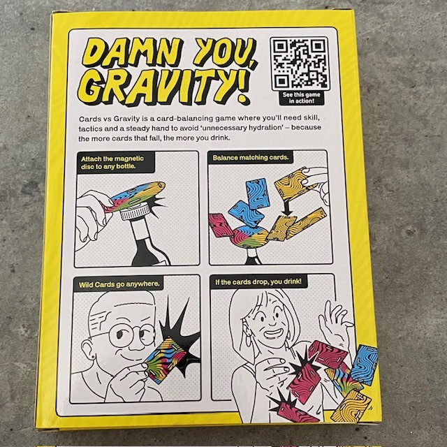 Cards Vs Gravity is a fun party game of card balancing, skill and tactics.